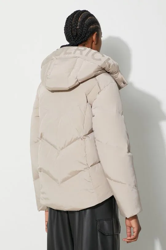 Woolrich down jacket women's beige color