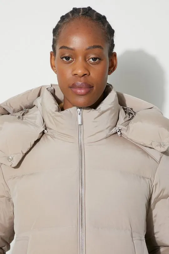 Woolrich down jacket women's beige color