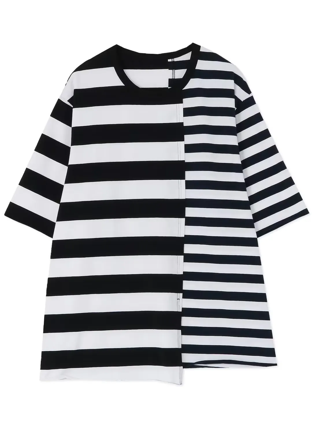 Yohji Yamamoto  |Pullovers Stripes Unisex Street Style Short Sleeves