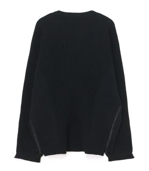 Yohji Yamamoto  |Pullovers Unisex Street Style Long Sleeves Plain Oversized