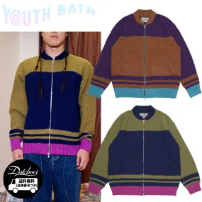 YOUTHBATH  |Unisex Street Style Long Sleeves Plain Medium Cardigans